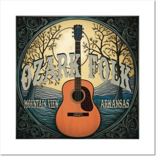 Ozark Folk Mountain View Arkansas Posters and Art